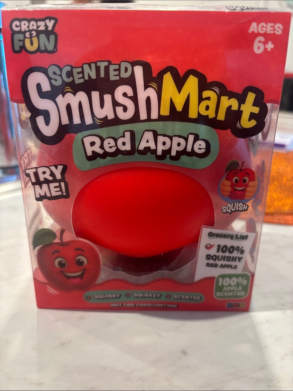 SmushMart Scented Red Apple Squishy Toy